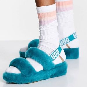 NWT UGG Oh Yeah double strap slippers